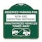 Signmission Reserved Parking for New and Expecting Mothers Unauthorized Vehicles Towed Away, A-DES-GW-1818-23092 A-DES-GW-1818-23092 - alternate 1